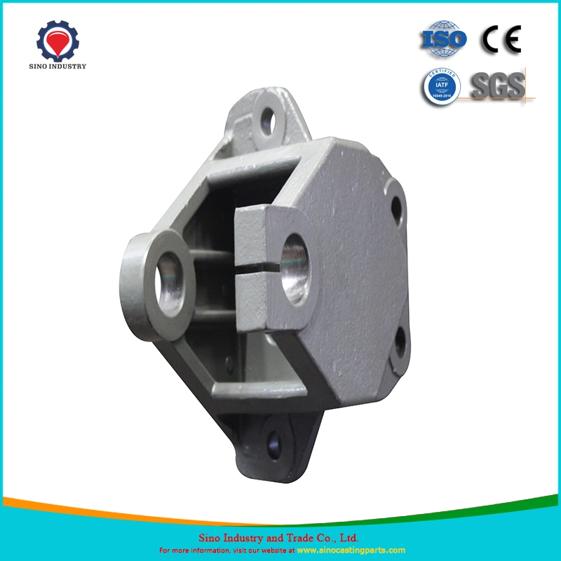 China Professionelle OEM-Gießerei-Fabrik Custom Sand Casting CNC-Bearbeitung Auto / Auto / Lkw / Gabelstapler / Zug / Maschinerie Teile Blattfeder Halterung Metall / Stahl / Eisen Guss