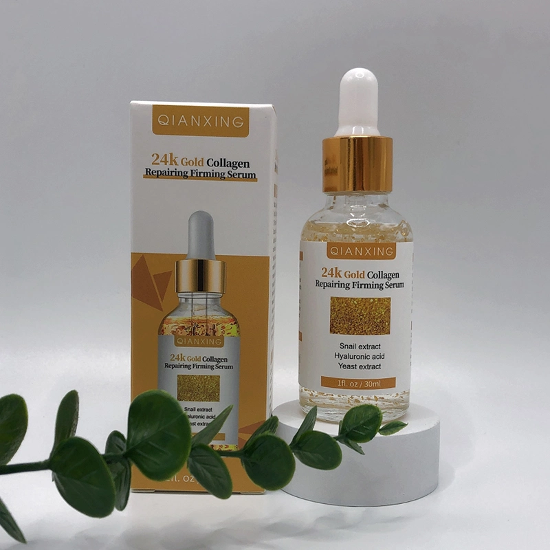 High quality/High cost performance  Natural Moisturizing Anti Aging Anti Wrinkle Facial 24K Gold Serum