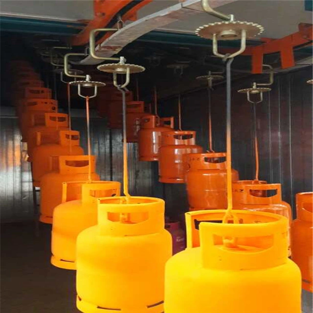 Reciprocating Painting Equipment for Manufacturing Gas Cylinder, Electric Painting Booth for 12.5kg Cylinder&