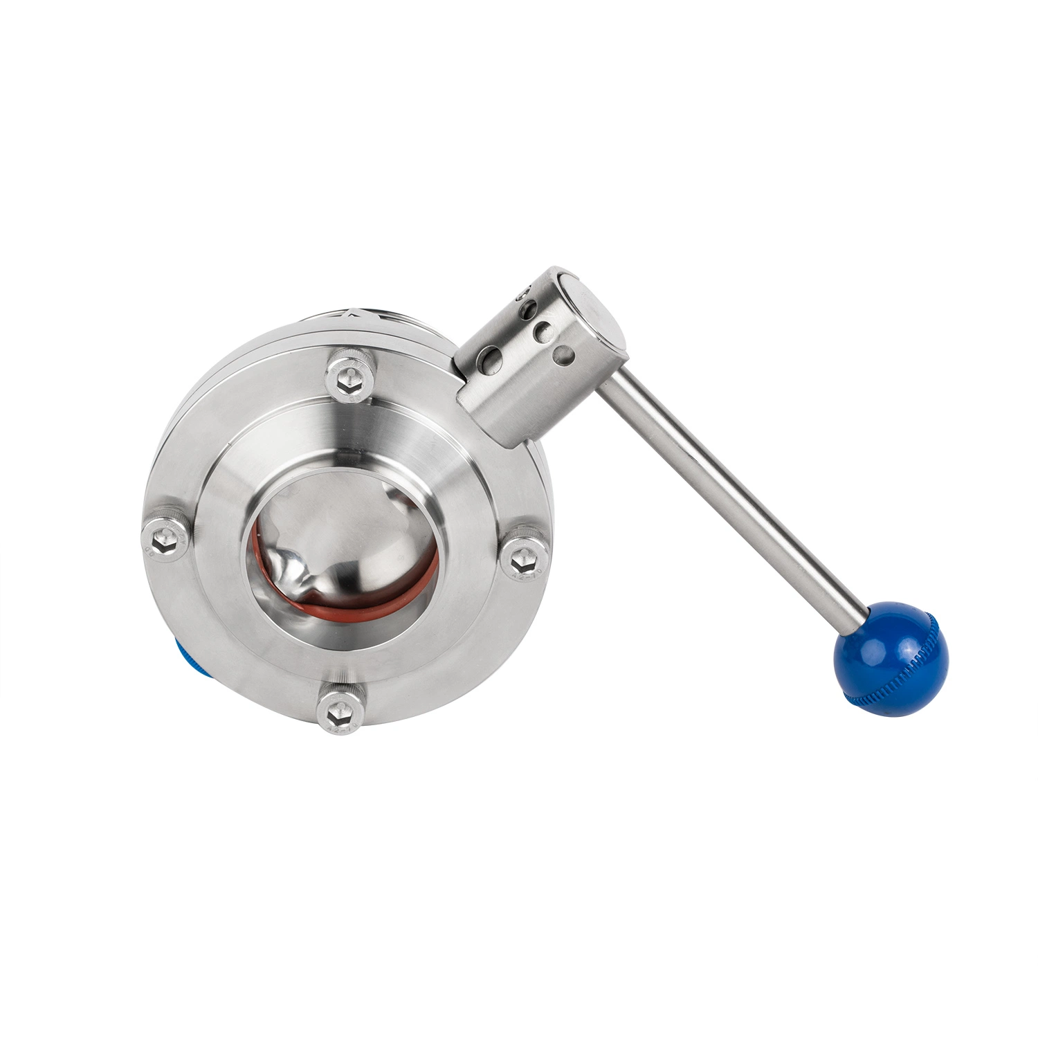 Stainless Steel Thread Welded Manual Sanitary Butterfly Valve