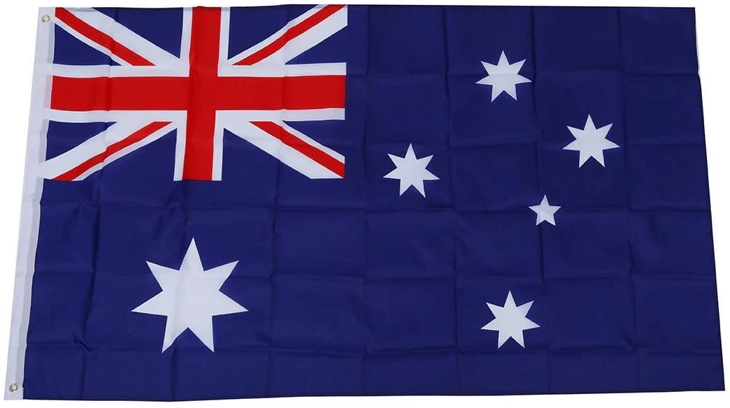 Custom Printing Australia Victoria National Flag with 160GSM Spun Polyester