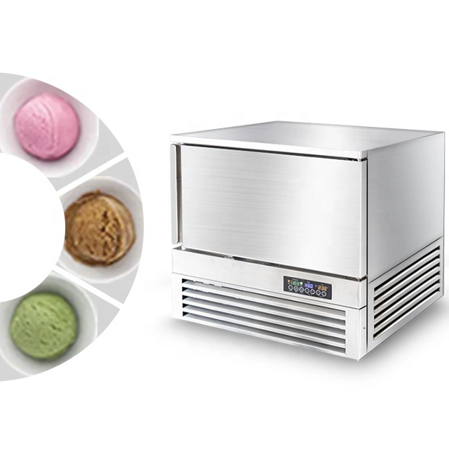 Home Use Small Size Flash Freeze Machine Blast Freezer for Ice Cream with Single Door (304 Food-Grade Stainless Steel)