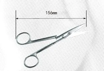 Acero inoxidable profesional Scissors-Straight señaló