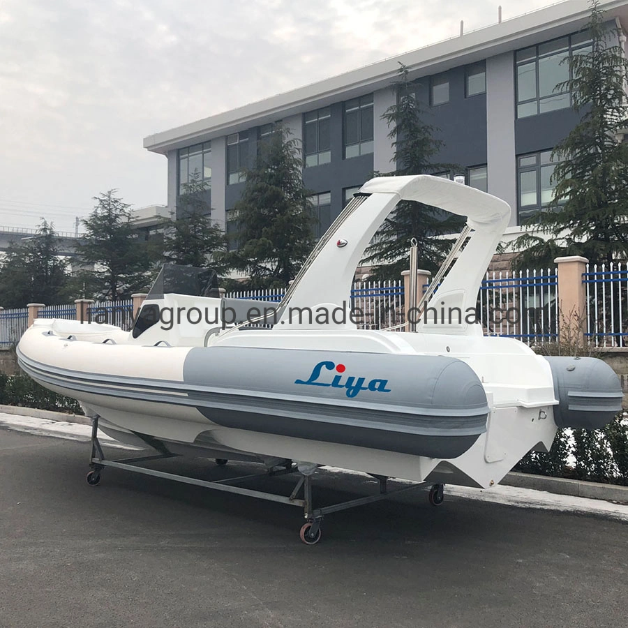 Liya lujoso barco de PVC rígido Hypalon barcos750