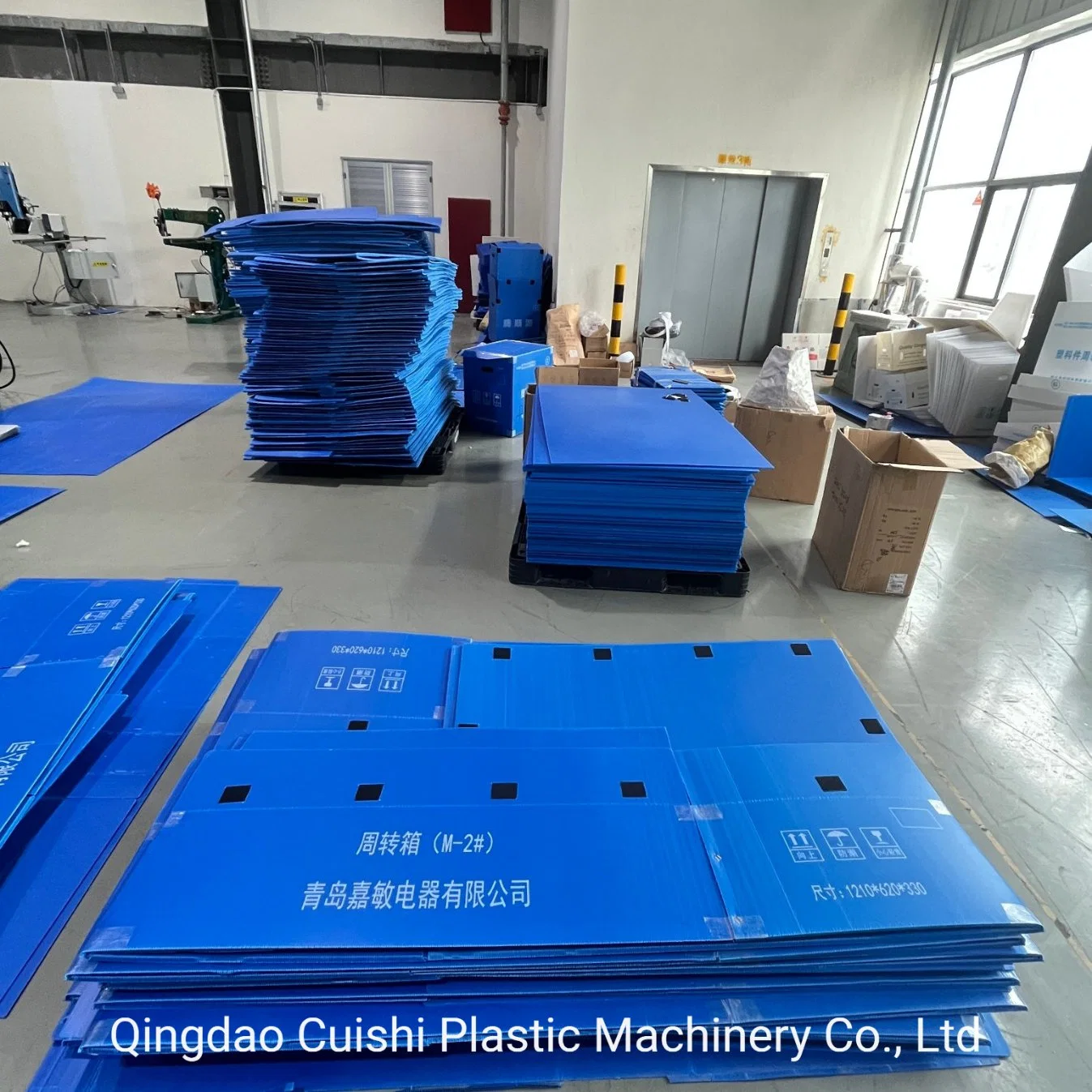 Plastic PP Grid Hollow Board Extruder Production Lines Extrusion