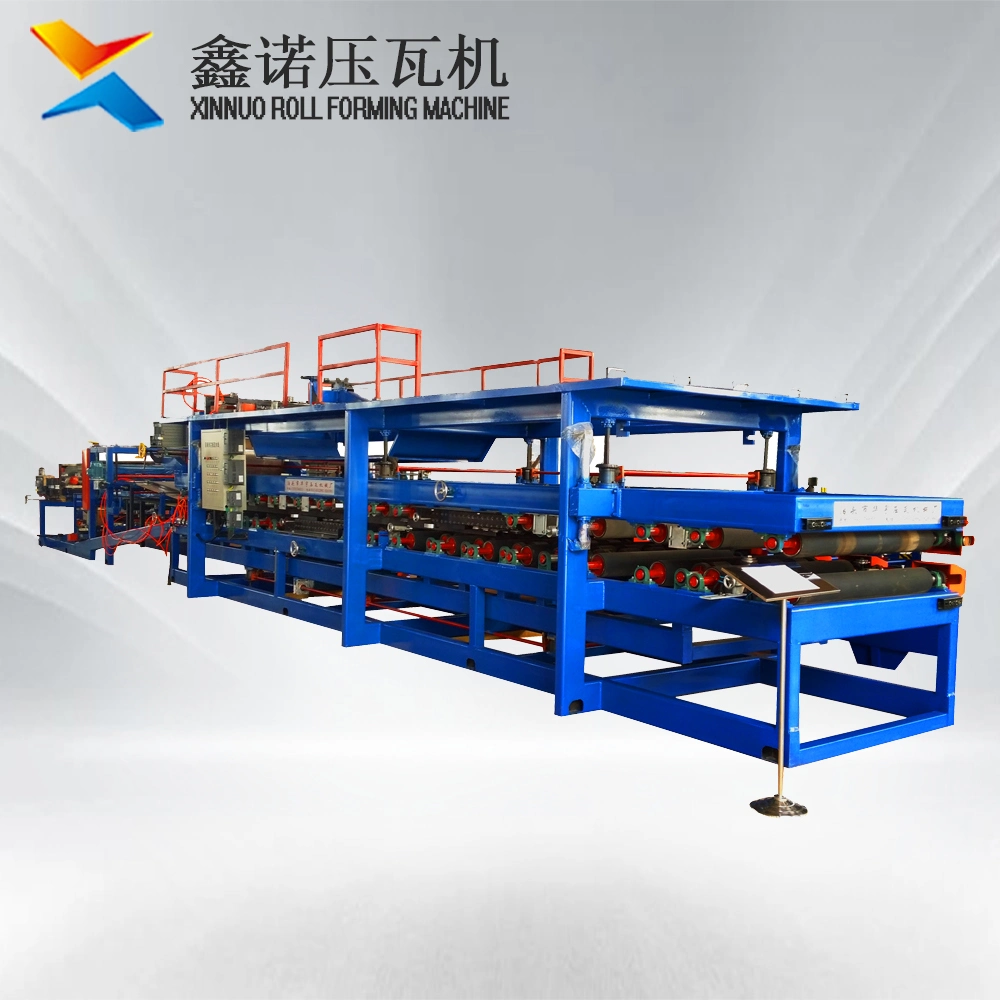 Mineral Wool and Metal Sheet EPS Rock Wool Sandwich Panel Production Line Botou Manufacturer China