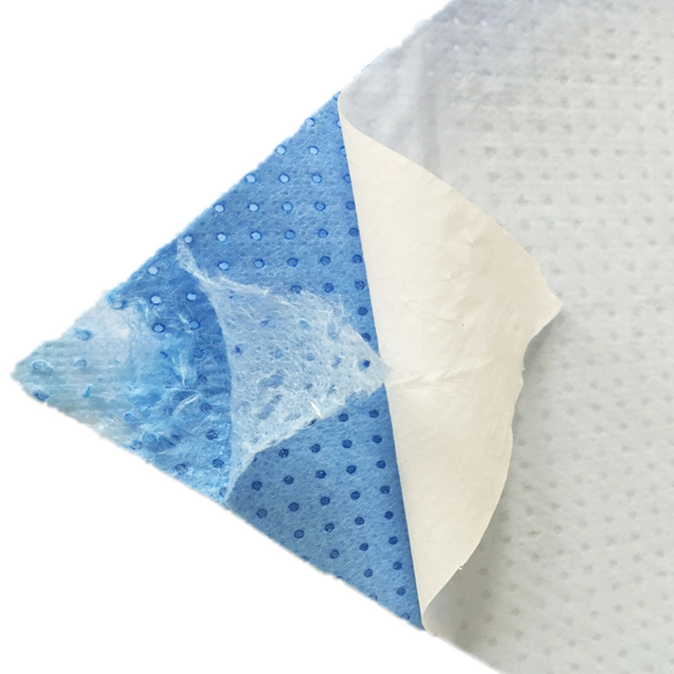 Película PE estratificados Smpe Hidrofílico Nonwoven Fabric para capa cirúrgica descartáveis