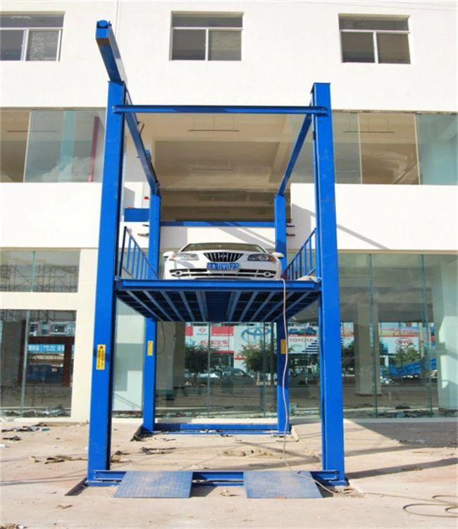 Big Load Hydraulic&#160; Double Chain Type Cargo Lift/Car Lift Four Post Type with Anti-Drop Device