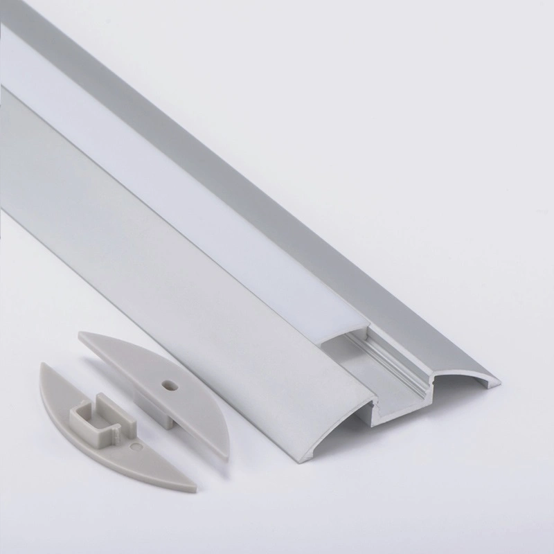 Drywall Mounted LED Profile, Opal UV Resistant PVC LED Mounting Profile for LED Strip Ligthting