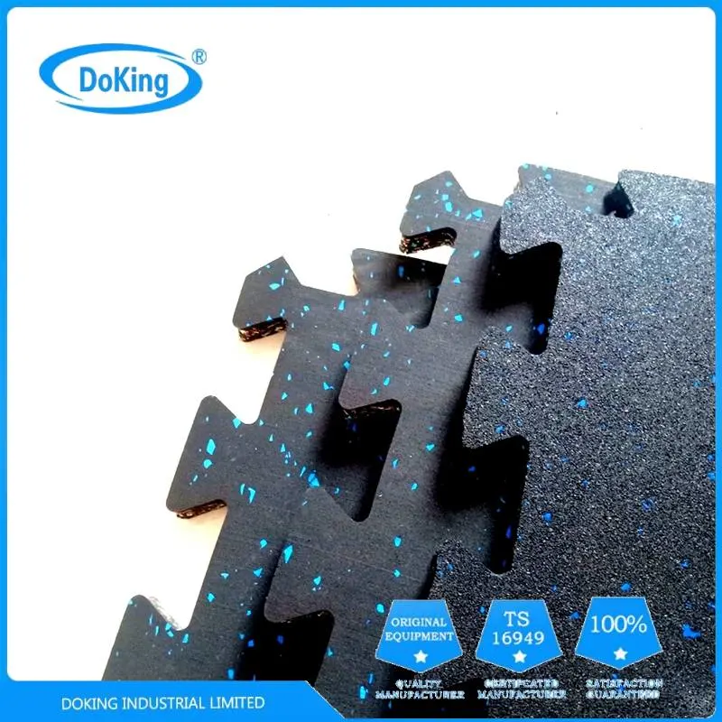 High quality/High cost performance Interlocking Damping Rubber Flooring Brick Tiles