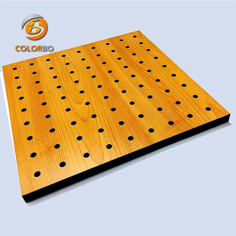 Right Choice for High Quality Ceiling/Wall Panels Perforated Wood Timber Acoustic Panel