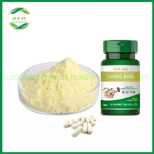 Yellow Crystalline Powder/Alpha-Lipoic Acid/High quality/High cost performance /Good Price/Soluble in Water/Universal Antioxidant/Nutrition Heathy Product/Raw Material