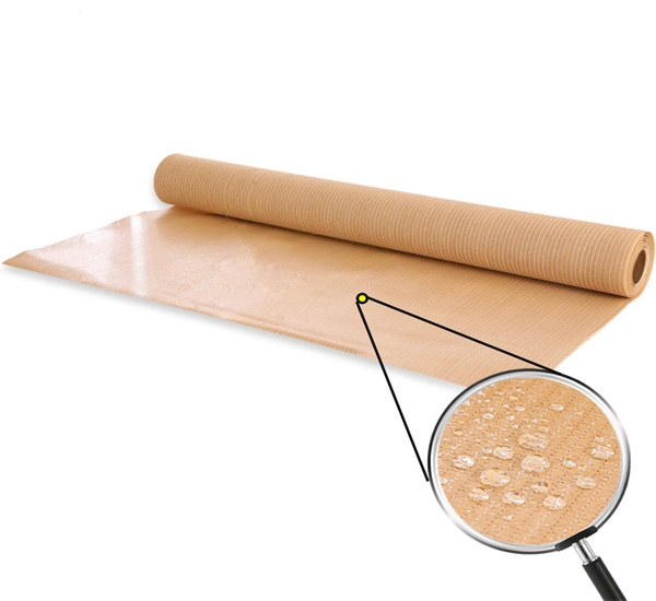 100% HDPE vierge Beige 2,9m*50m Tissu de filet d'ombrage imperméable avec revêtement en PE pour le stationnement des voitures.