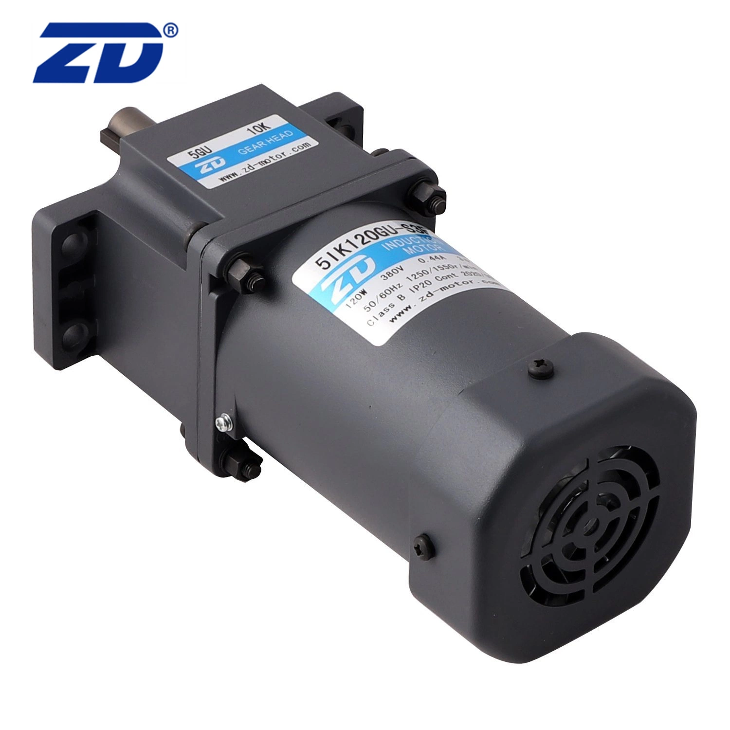 ZD 120W de puissance 3~ 750k Ratio moteur AC électrique de réducteur