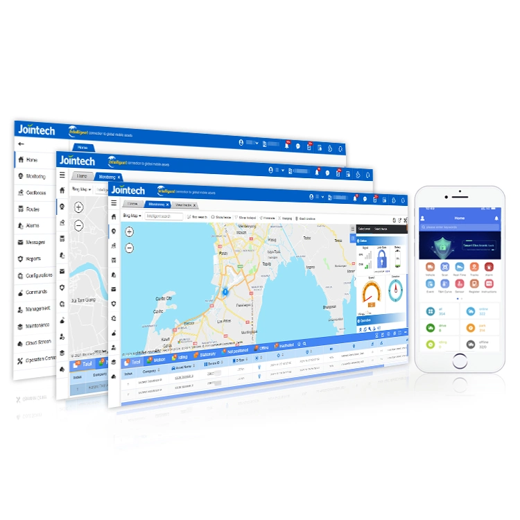 Jointech GPS Echtzeit-Tracking-Plattform Logistik Sicherheit Track Cargo Software