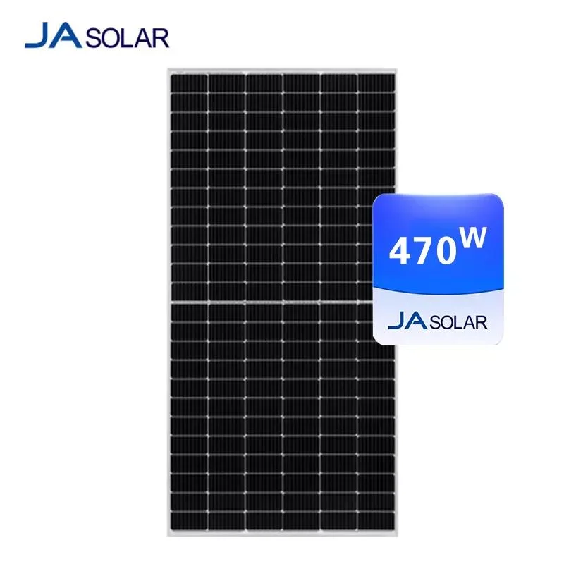Ja Jam72s20 445-470W Wholesale Poly PV Fold flexible noir monocristallin Module photovoltaïque polycristallin panneau de cellule de puissance solaire mono