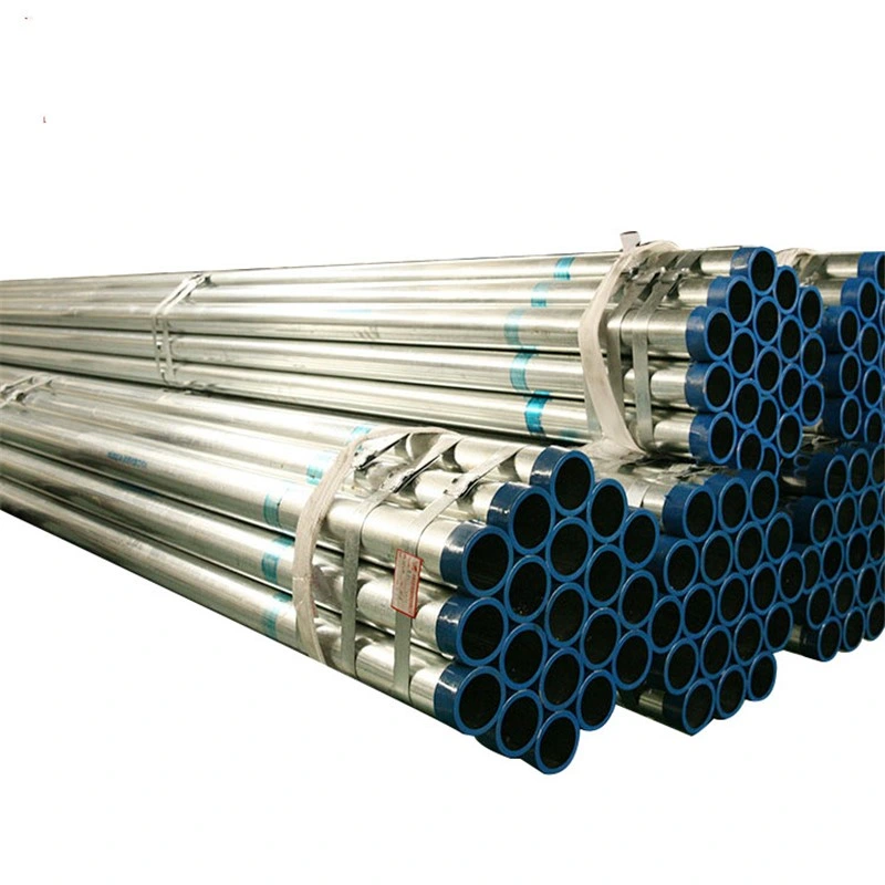 Aço redondo galvanizado a quente de 4 polegadas Q235 Q345 de alta qualidade Tubo rígido GI tubo de aço pré-galvanizado