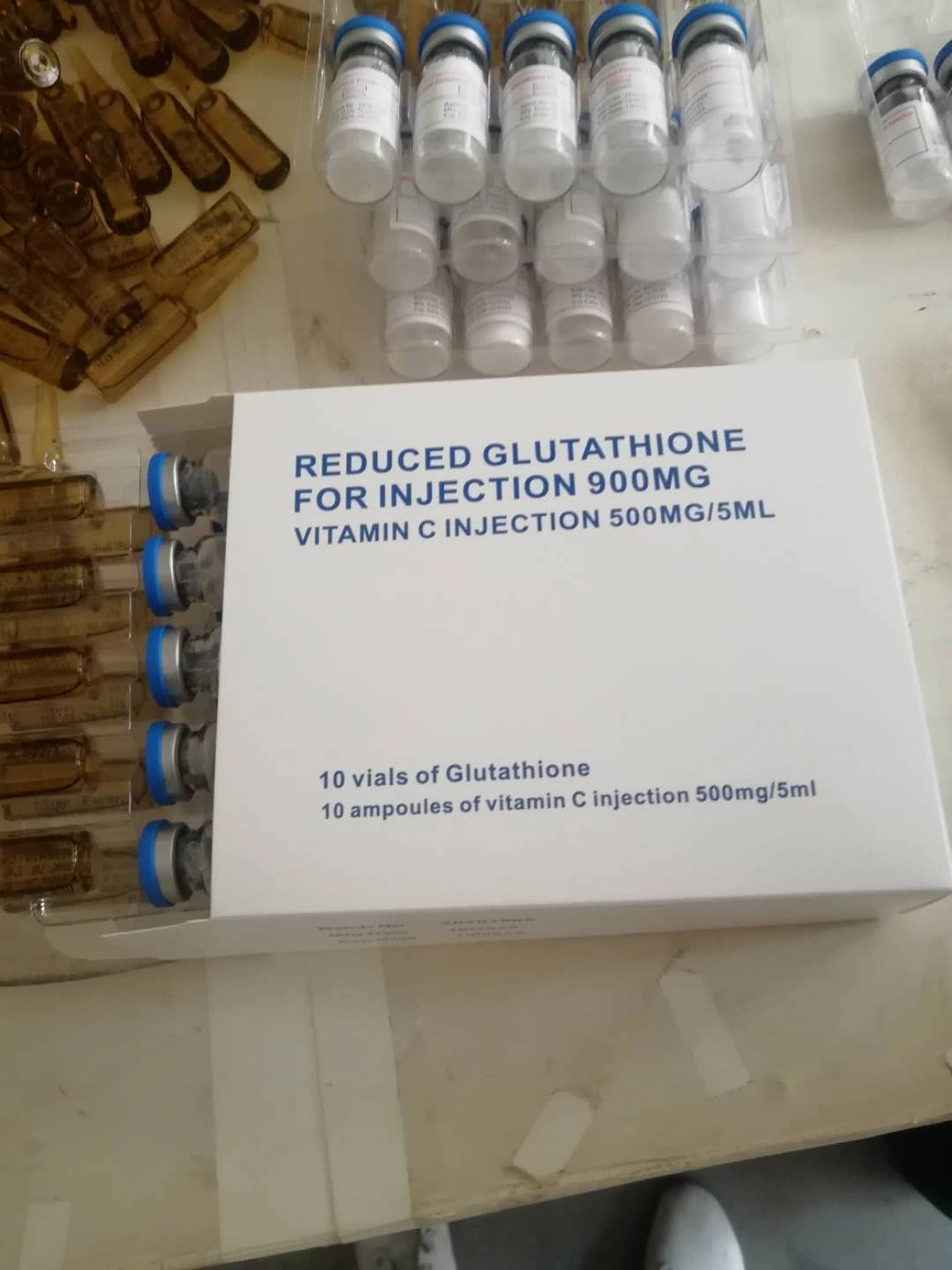 Antioxidant Glutathione Powder for Injection 900mg High Quality Gsh