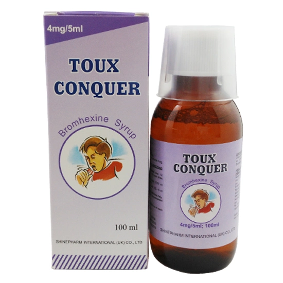 Bromhexine Syrup 4mg/5ml Cough Syrup