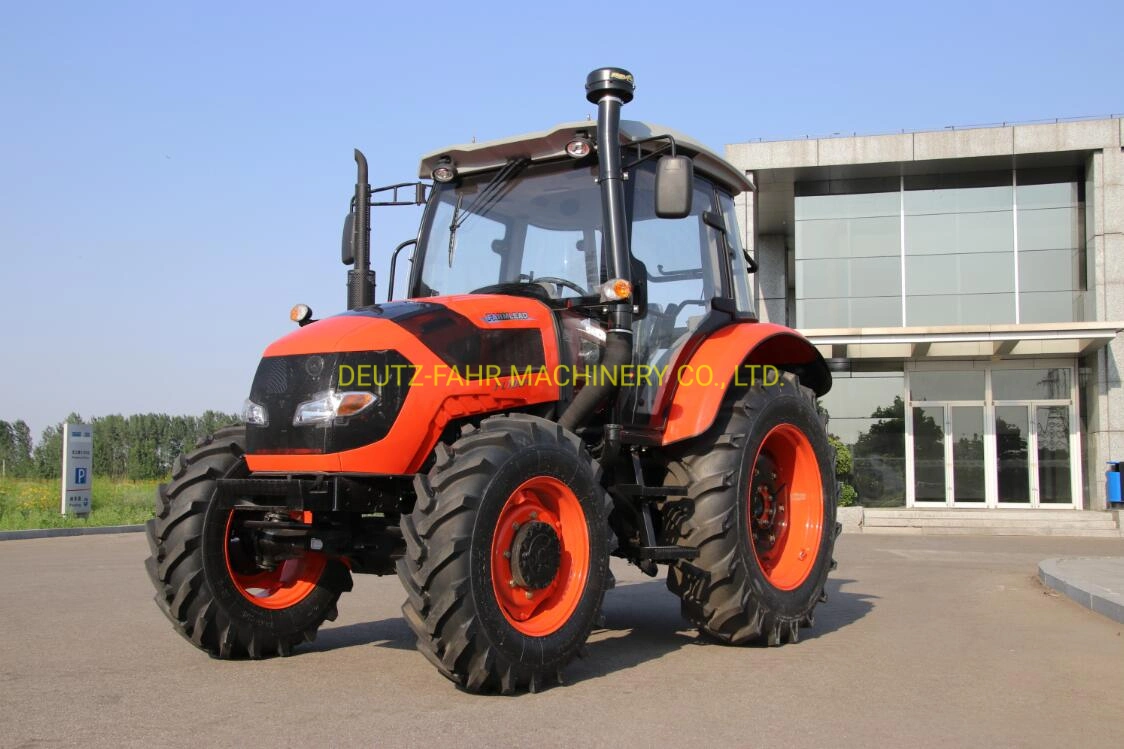 Four Wheels 100HP Hot Sell High Quality Farm Tractor with Air Conditioner Cabin