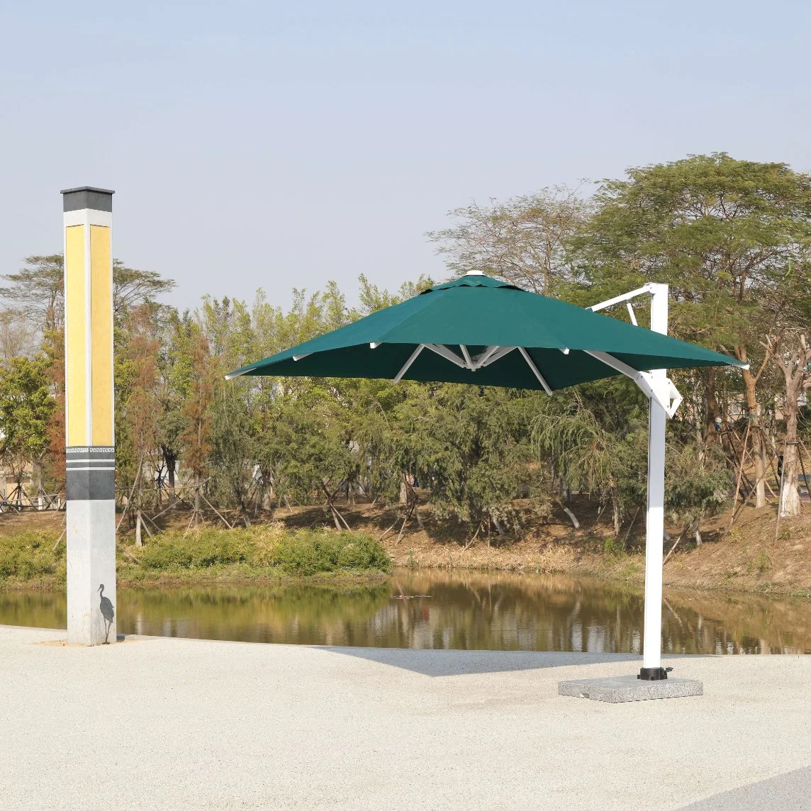 Mingsu Luxury Outdoor Furniture Sunshade Supplier Wholesale/Supplier Aluminum Sun Umbrella