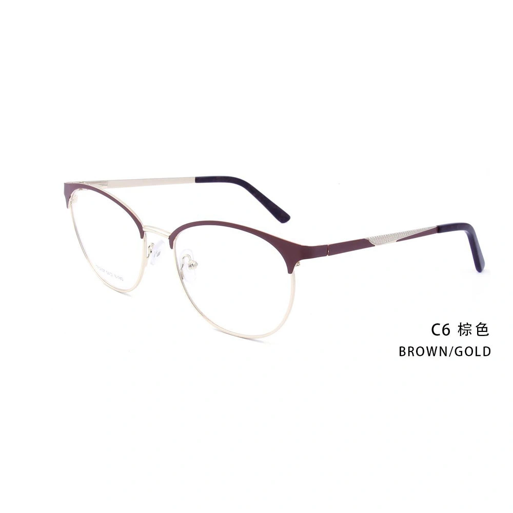 Retro Metal Eyeglasses Frame Classy Unisex Trendrehab Eyewear