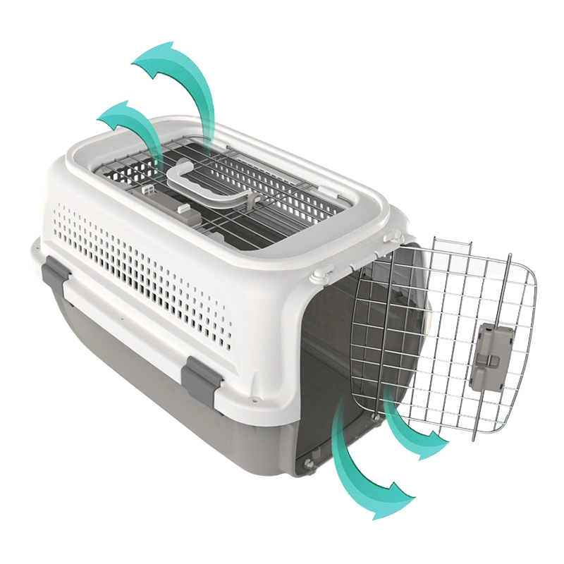 Pet Air Dog Cat Outdoor Carrier Cat Crate Box Cage Travel Dog Crates Consignment Case