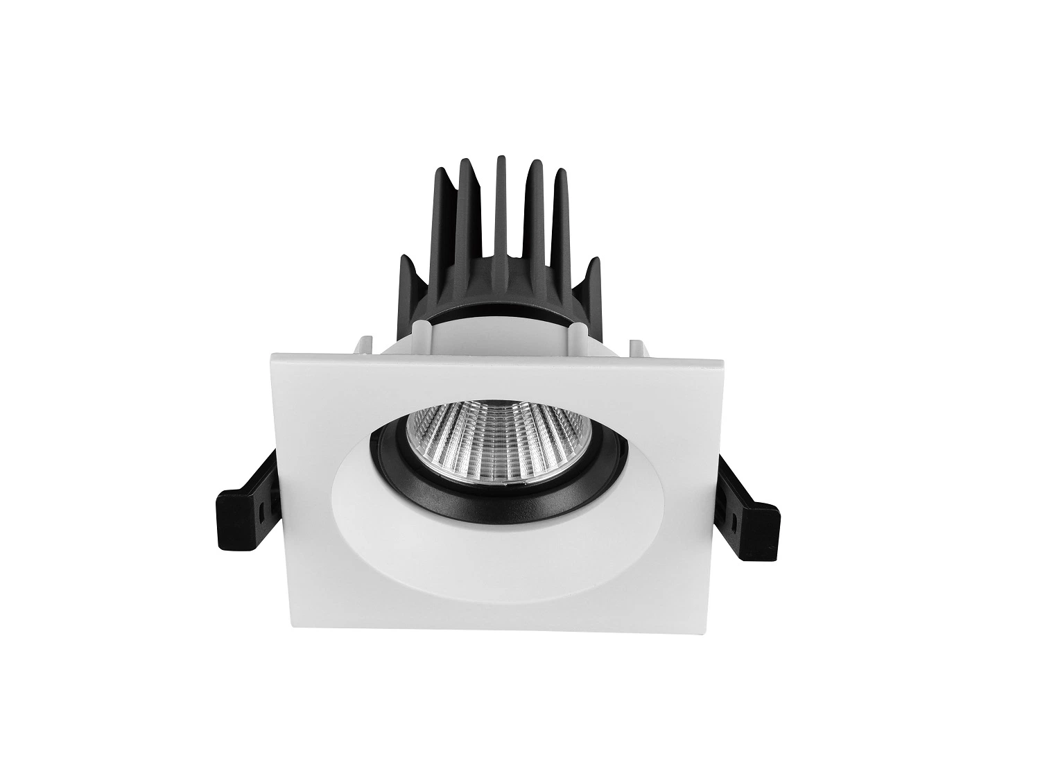 GU10 MR16 Gu5.3 Square Recessed Trims Frame Ring for LED Downlight Spotlights