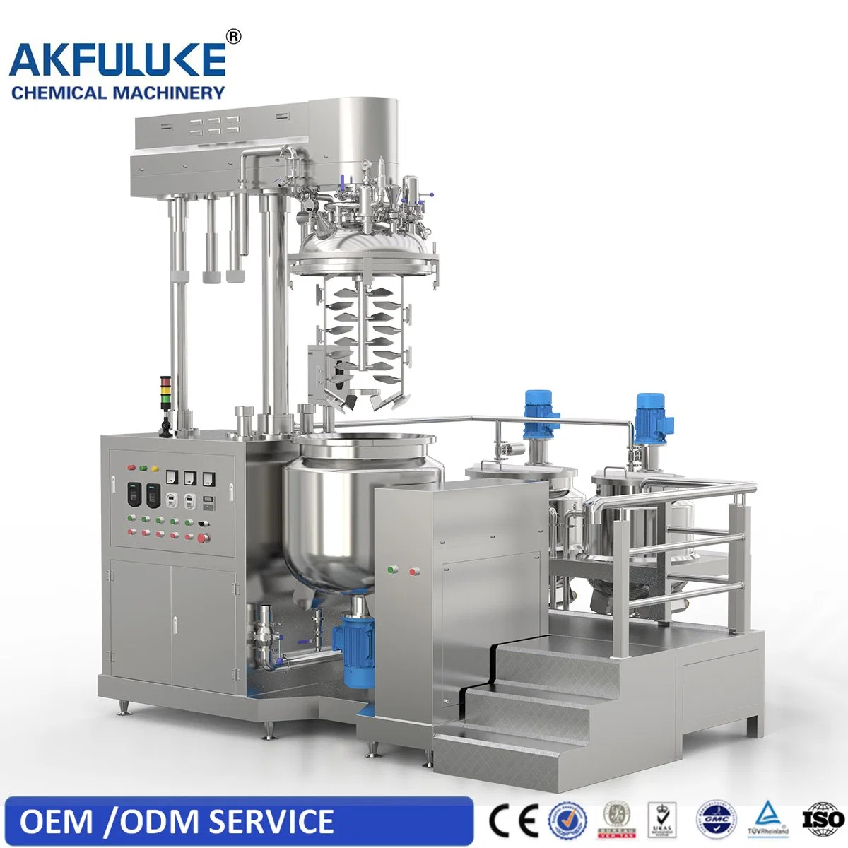 Fabricado en China emulsión de jabón líquido al vacío homogeneizante crema corporal Máquina máquina máquina de jabón automático para la fabricación de jabón de barra F11