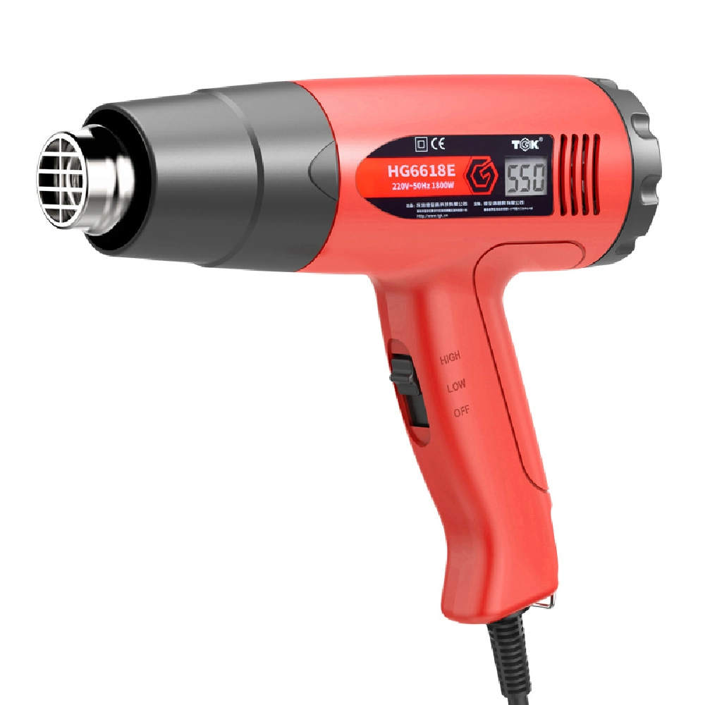 1800W LCD Digital Display Heat Gun to Remove Paint with 2 Degree Temperature Adjustable Hg6618e