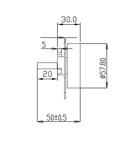 Precio de fábrica Motor DC sin escobillas BLDC Motor 50mn. M 1350rpm