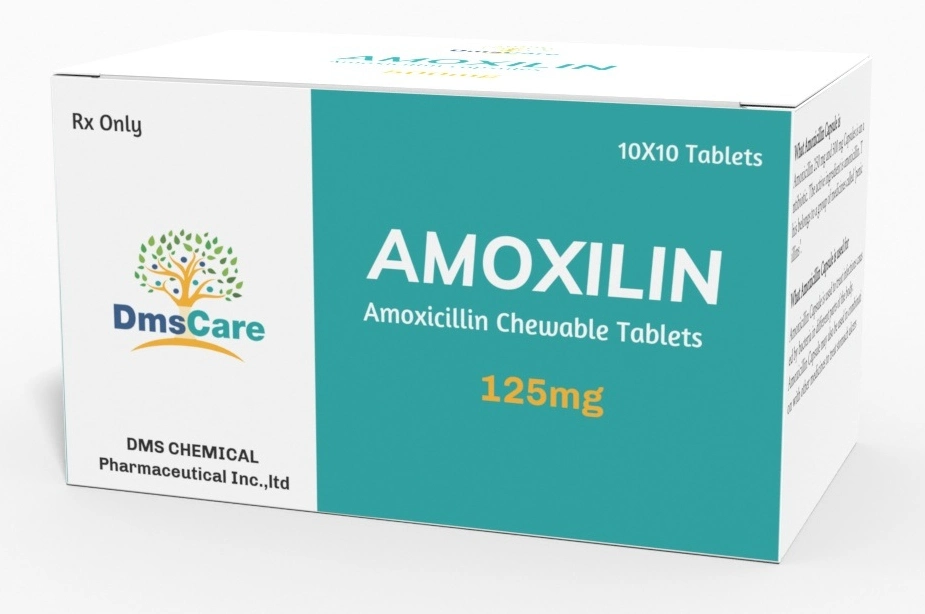 Amoxicilina Chewable Tablets 125mg Antibióticos West Medicine Pharmaceutical