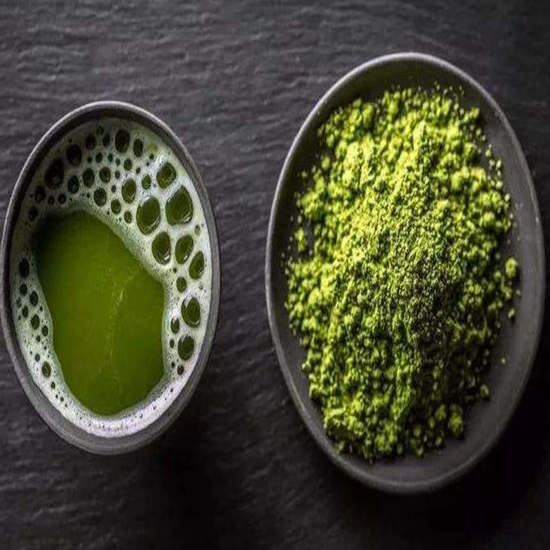 مسحوق شاي أخضر من نوع Green Matcha مع مواد طبيعية وعلويّة بالجملة عينة حرة