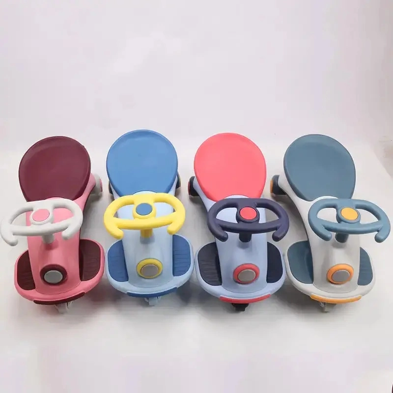 Wholesale/Supplier High quality/High cost performance  Kids Swing Wiggle Car for Sale/PU Mute Flash Wheel Outdoor Cool Kids Plasma Car for Boys and Girls