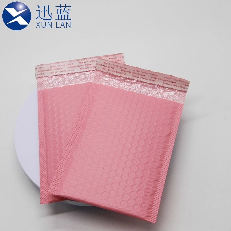 25*34 Cm Shock-Absorbing Strong Tape Fashionable Safe for Packaging Business Gifts Pink Bubble Mailer