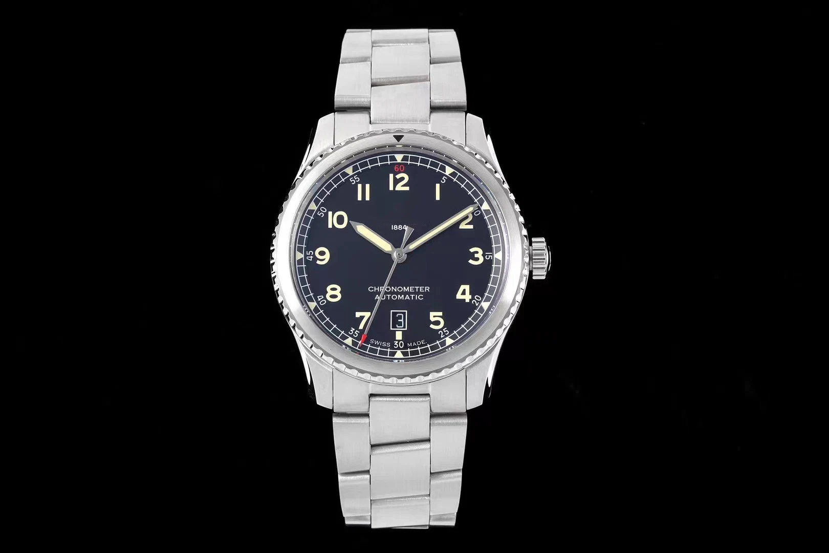 Customized Men's Stainless Steel Replica Table Watch with Automatic Mechanical Movement for Women's Watch