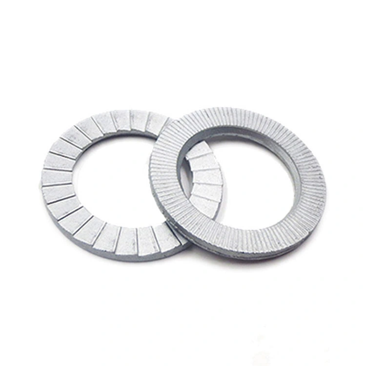 M3-M64 Stainless Steel Two-Pieces DIN25201 Self Locking Wedge Lock Washer Serrated Lock Washer for Nut