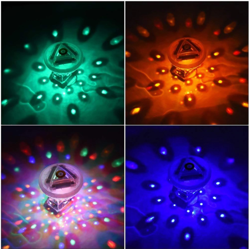 Floating Pool Lights with RGB LED Waterproof Lamp for Aquarium Pond Pool SPA Bath