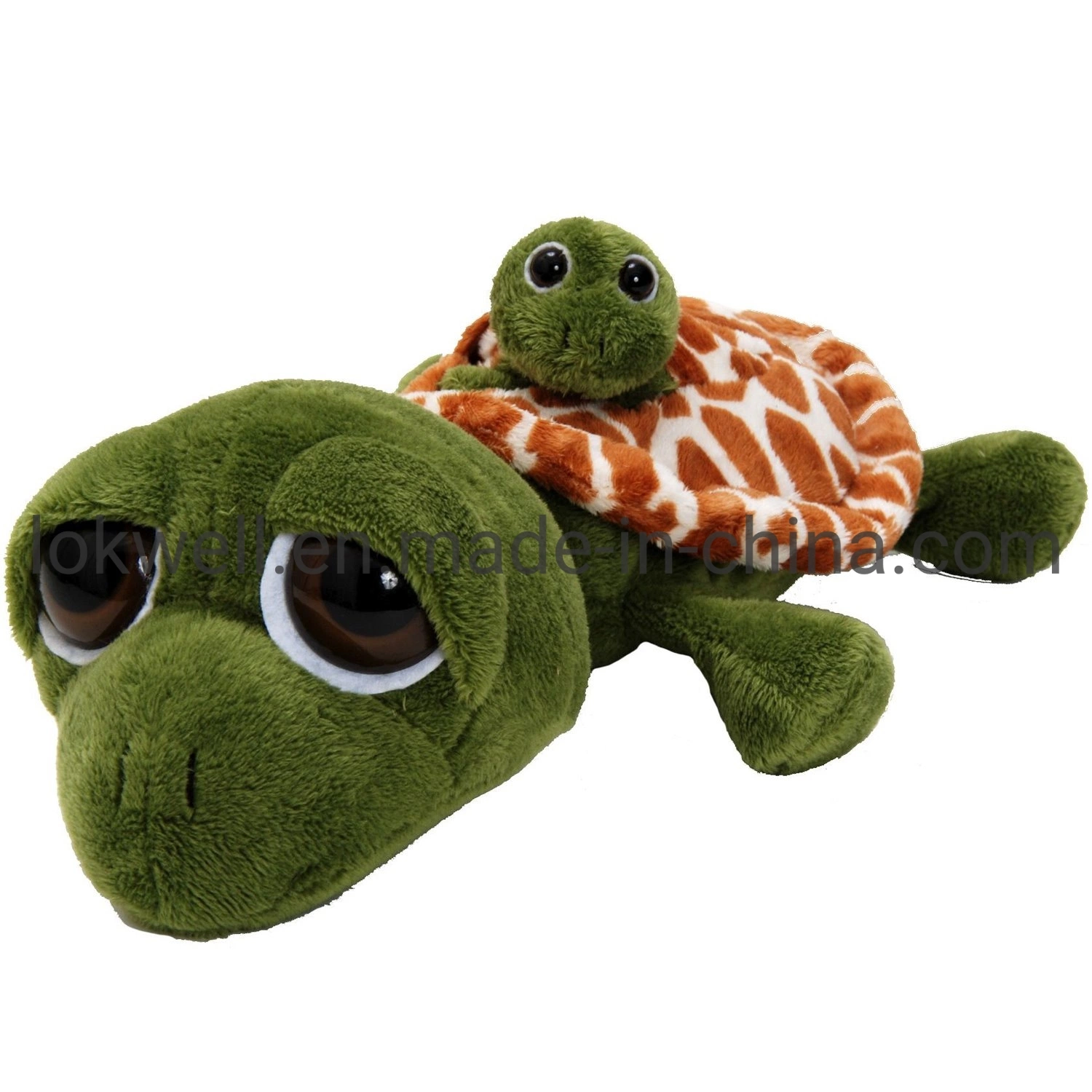 Plush Big Eye Green Turtle Stuffed Animals OEM Supplier