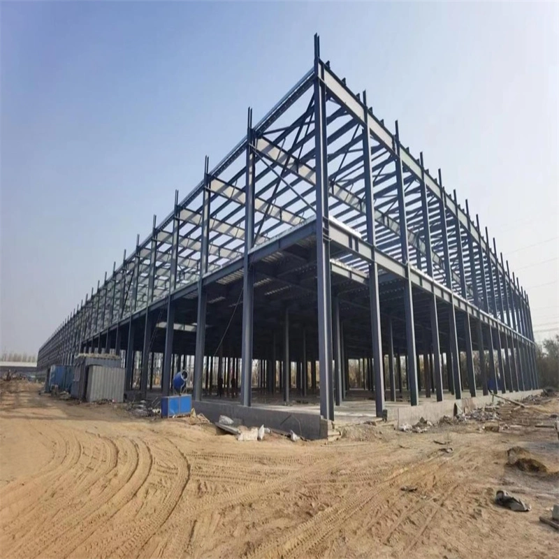 Prefabricated High-Frame Heavy Steel Frame Building Storage Workshop Building Warehouse Prefabricated Building Materials