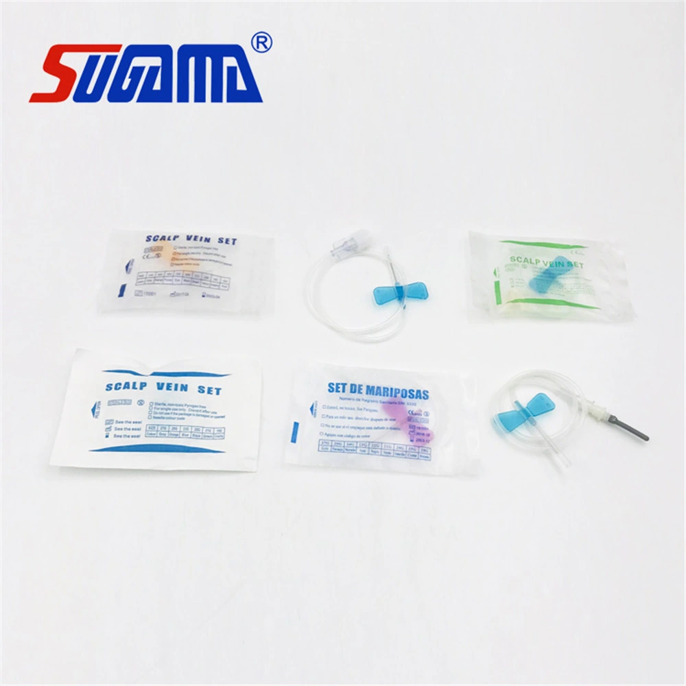 Manufacturer Supply Disposable Scalp Vein Set Scalp Butterfly Wing Needle for Medical