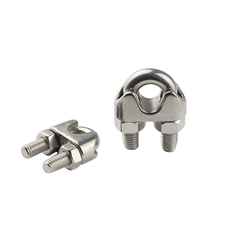 High Polished DIN741 Wire Rope Clip Rigging Hardware Fittings