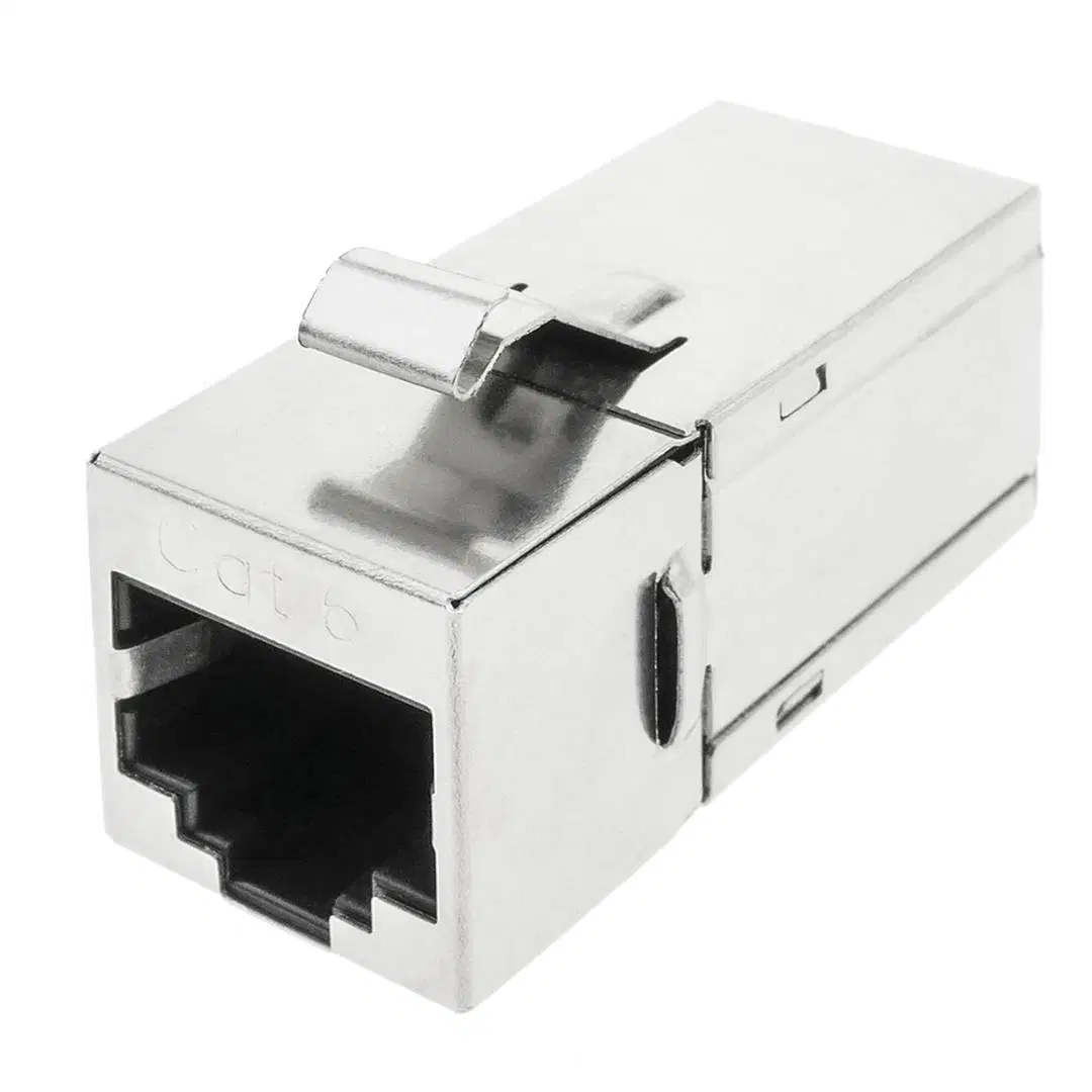 Connector Keystone RJ45 Female to RJ45 Female Cat6 FTP Compact Metallic