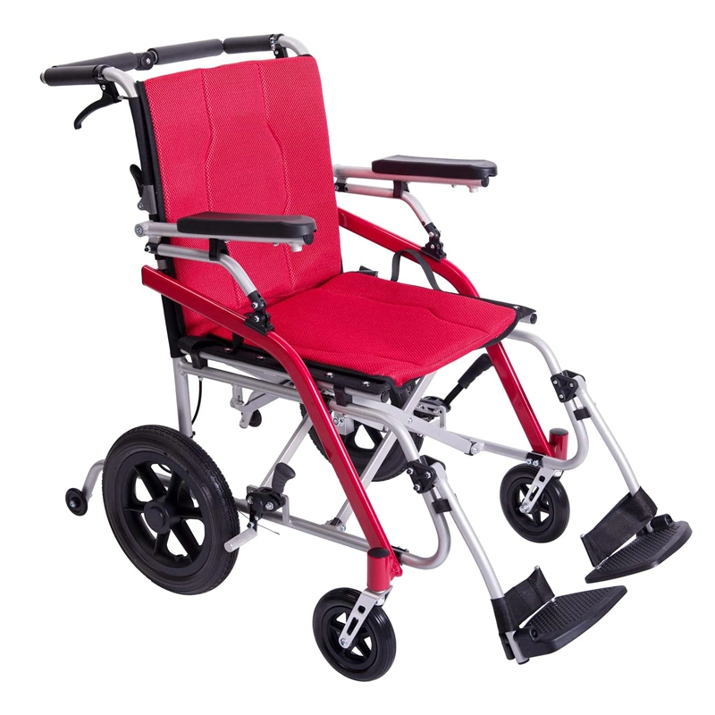 Cheap Price Disabled Travel Portable Folding Wheelchair