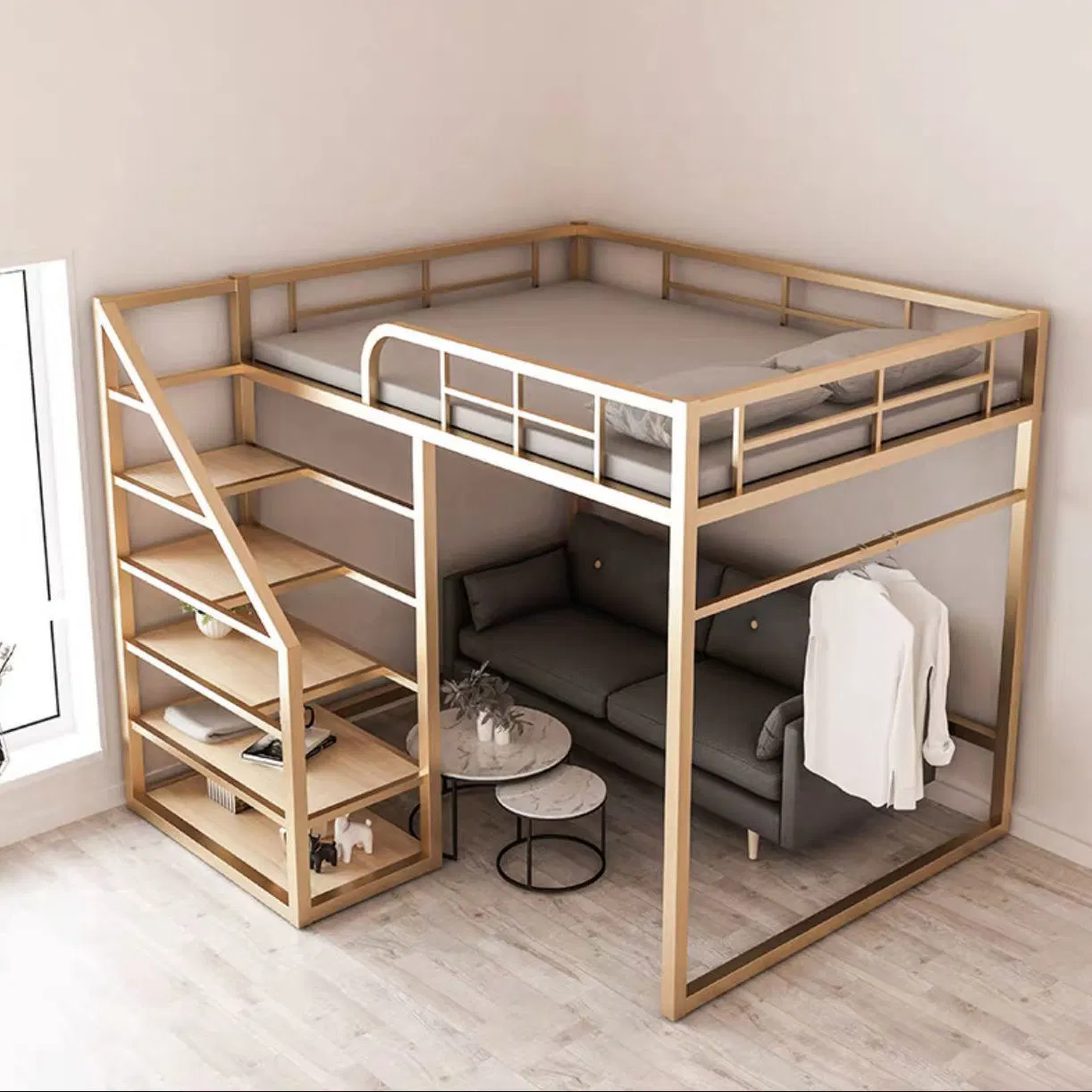 Rendimiento de alta calidad/alto costo Metal Bunk Beds Muebles de la escuela con cama