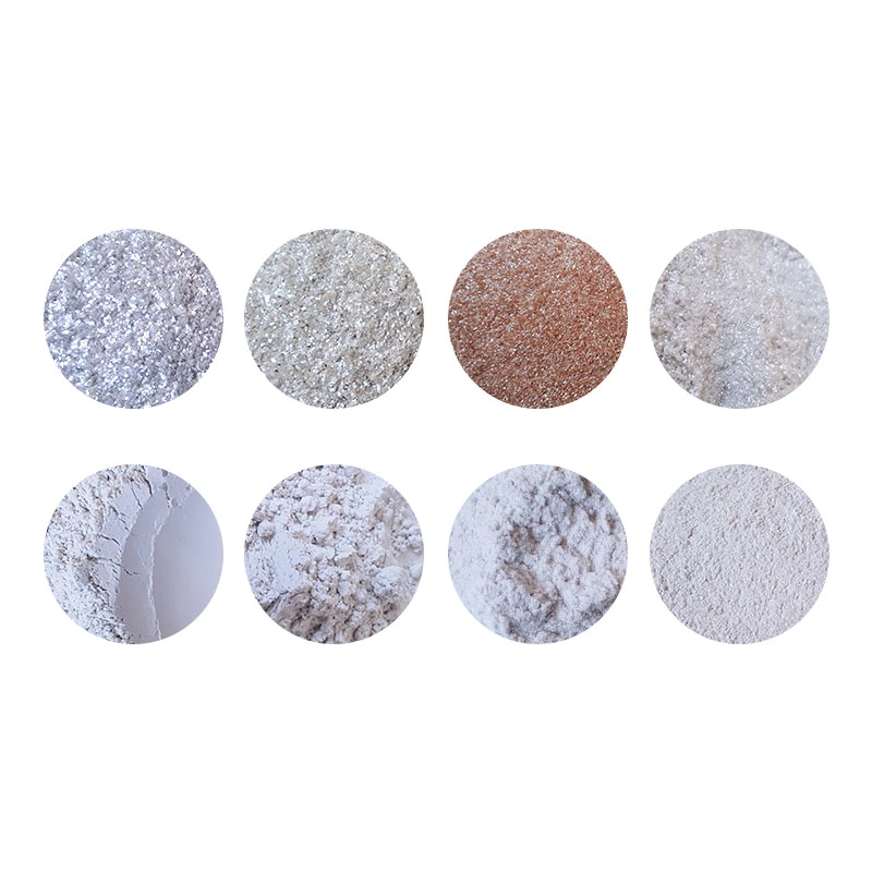 Transparent Natural Mica Flakes White Golden Black Color Manufacturer Price