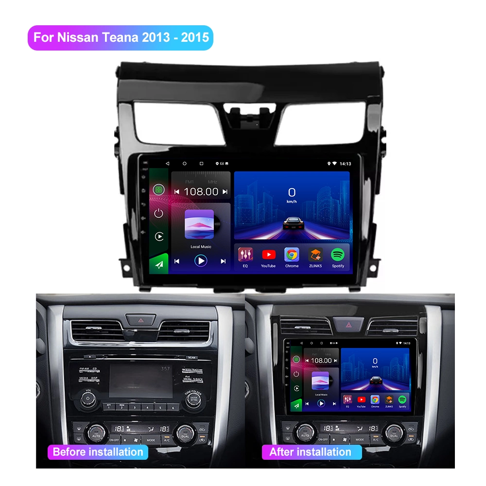 Jmance Car DVD für Nissan Teana 2013 - 2015 CarPlay Autoradio Multimedia Video Player Navigation GPS 10 Lnch