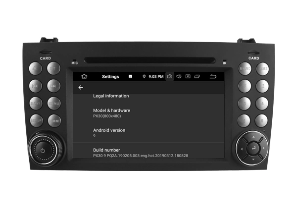 Witson Quad-Core Android 10 for Benz Slk200/Slk280/Slk350/Slk55 2004-2012 1080P HD Video