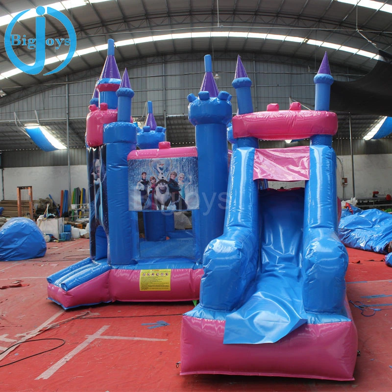 Frozen Castle Durable PVC Inflatable Bouncer House for Party Time