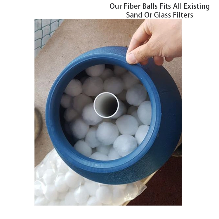 25kg Sand Replacement Polyester Fiber Balls Filter Media for Pool